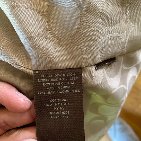 Authentic Coach Trench Coat - Picture 5 of 6